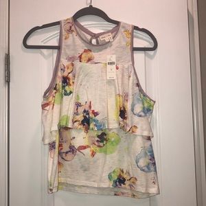 Anthropologie watercolor tank